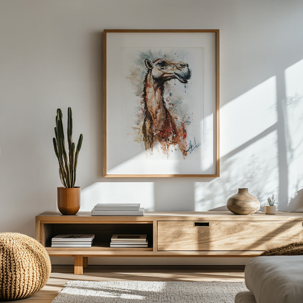 "Desert Nomad" - Watercolor Painting (12x16")