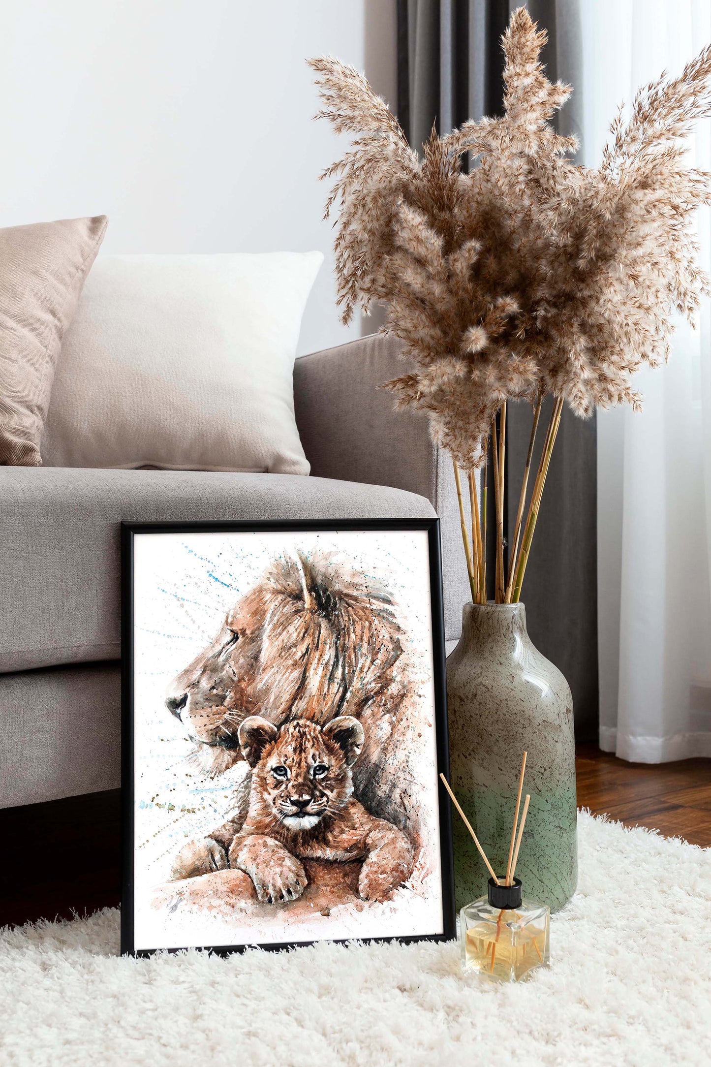 "Legacy of the King" - Watercolor Painting (12x16")