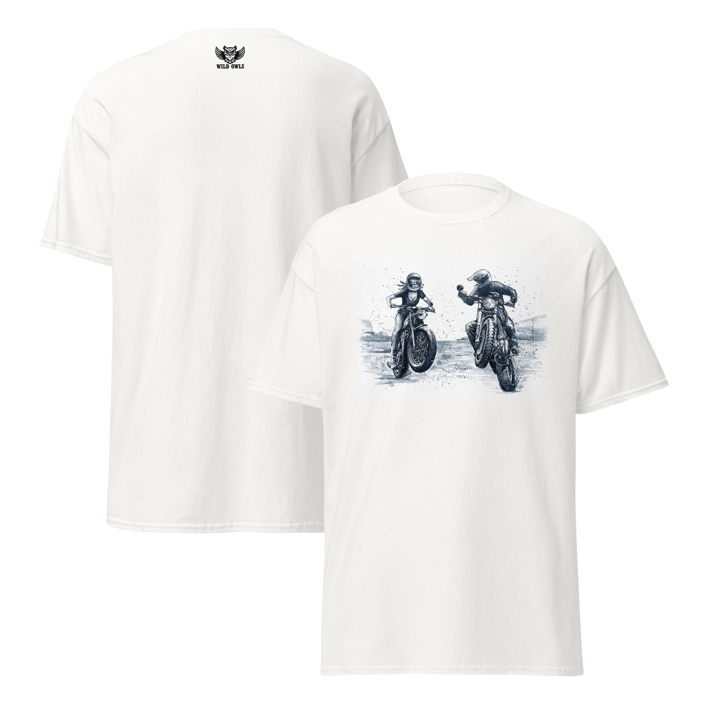 🏍️❤️"Racing Hearts" - Unisex classic tee