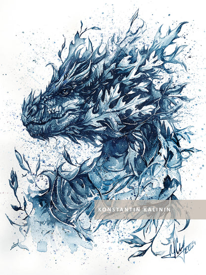 "Whisper of the Ancients" - Watercolor Painting (12x16")