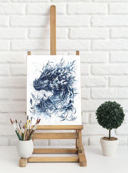 "Whisper of the Ancients" - Watercolor Painting Poster