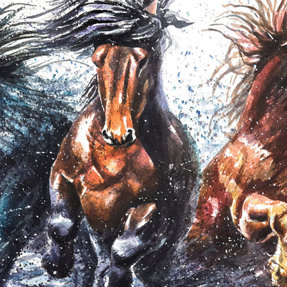"Stormborn" - Watercolor Painting (20x16")