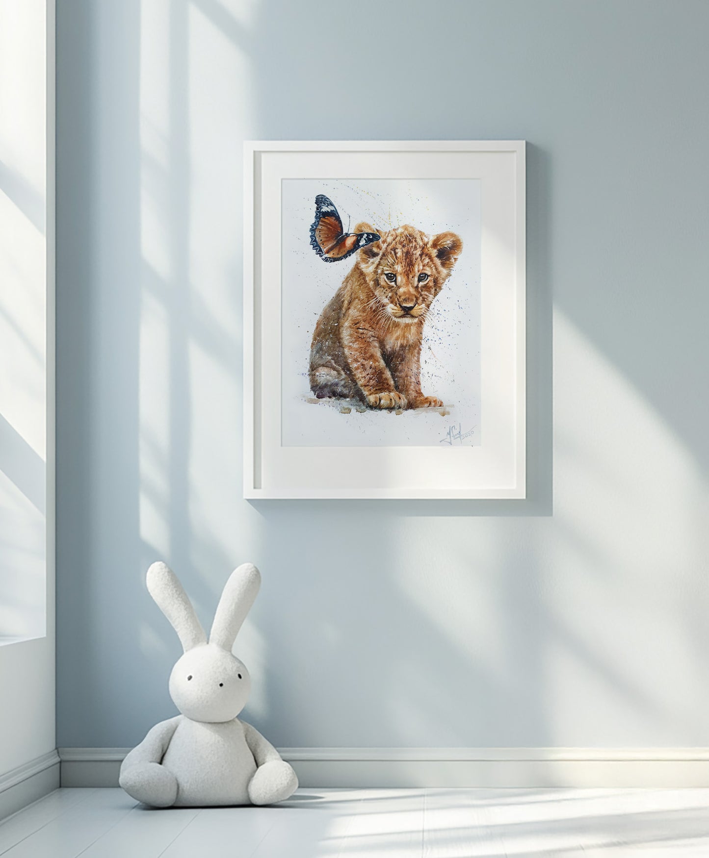 "First Encounters" - Watercolor Painting (12x16")