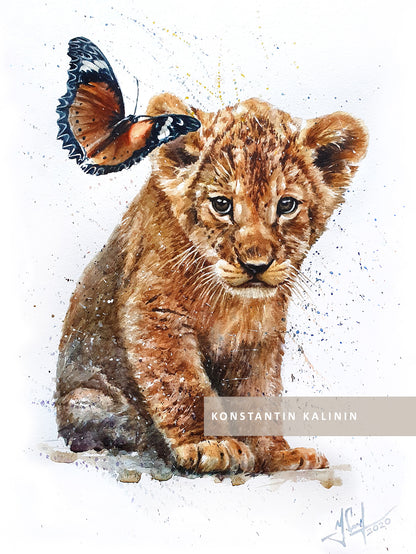 "First Encounters" - Watercolor Painting (12x16")