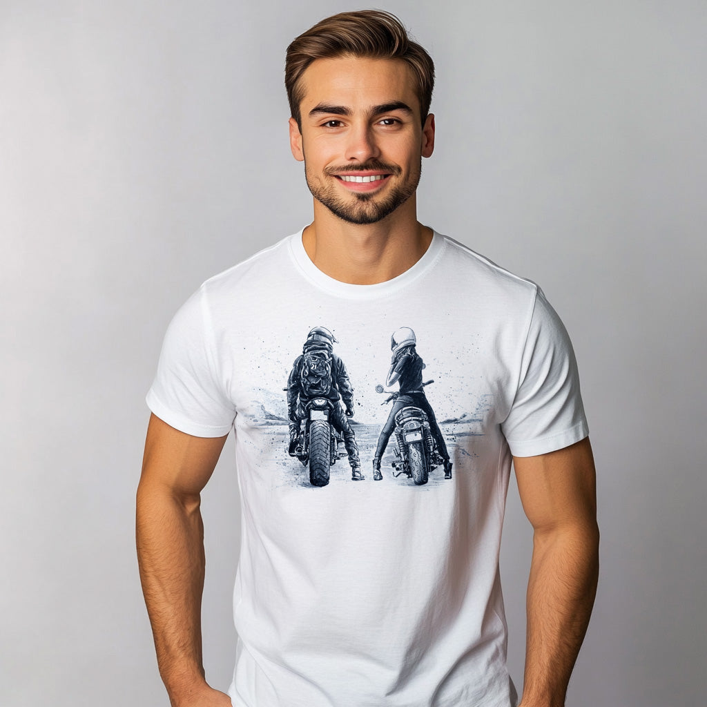 ❤️🏍️❤️"Road to Forever" - Unisex classic tee