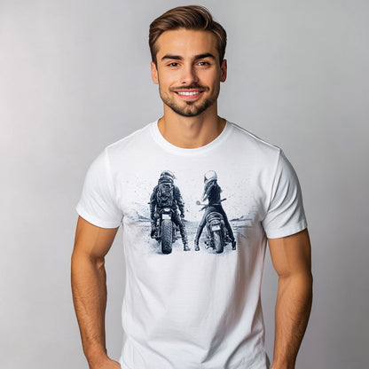 ❤️🏍️❤️"Road to Forever" - Unisex classic tee