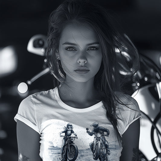 🏍️❤️"Racing Hearts" - Unisex classic tee