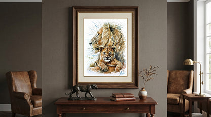 "Legacy of the King" - Watercolor Painting (12x16")