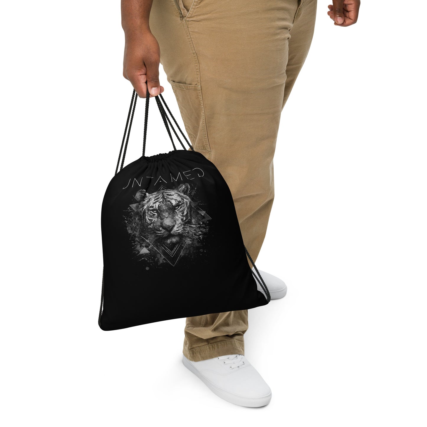 "FROM FROST TO SPIRIT / The Wolf Appears" - Drawstring bag