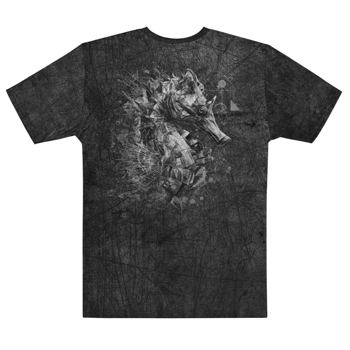"FROM DEPTH TO LIGHT / The Seahorse Emerges" - Men's t-shirt