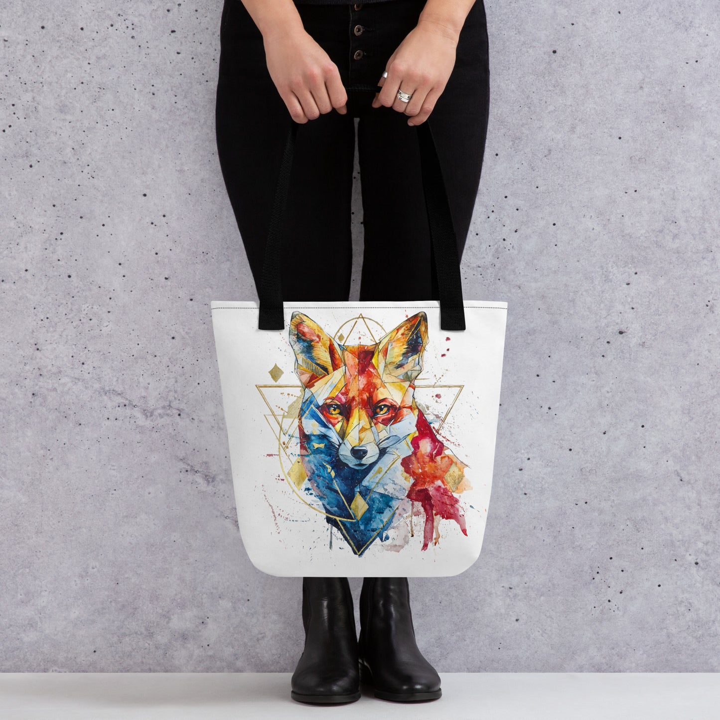 "FROM SILENCE TO LIFE / The Fox Appears" - Tote bag