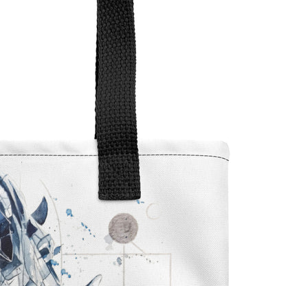 "FROM DEPTH TO LIGHT / The Seahorse Emerges" - Tote bag