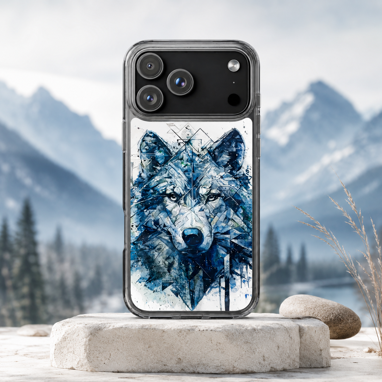 The Wolf Appears - Clear Case for iPhone®