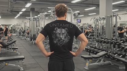 Men’s cotton crew neck t-shirt "UNTAMED"