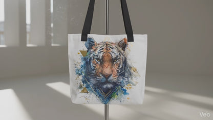"EYES OF THE STORM / The Tiger Rises" - Tote bag