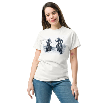 🏍️❤️"Racing Hearts" - Unisex classic tee