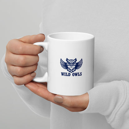 🐱✨"Whispers of the Sky" - White glossy mug