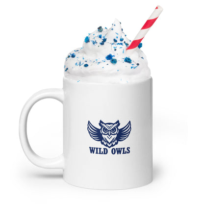 🐱✨"Whispers of the Sky" - White glossy mug