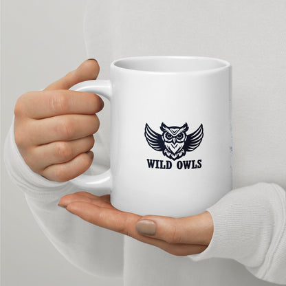 ❤️🏍️❤️"Road to Forever" - White glossy mug