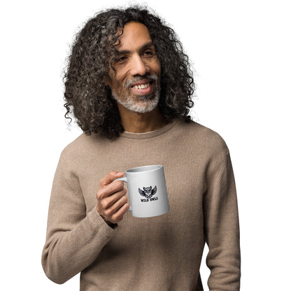 "Born of Shadows" - White glossy mug