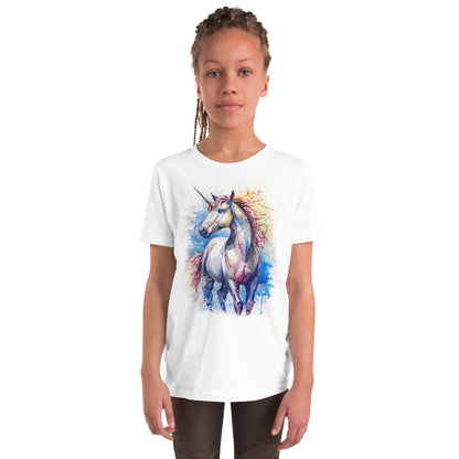 🦄"Legend’s Light" - Youth Short Sleeve T-Shirt