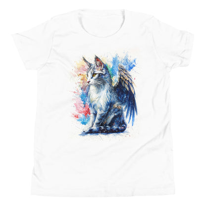 🐱✨"Whispers of the Sky" - Youth Short Sleeve T-Shirt